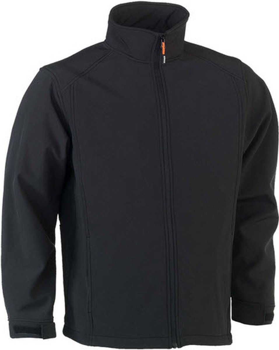 Herock Julius softshell jack essentials (1601) - Zwart - XS