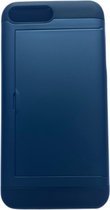 iPhone 7/8 Plus pashouder hoesje - pasjes - Telehoesje - slide armor - apple - iPhone - Opberging - Creditcard - 2 in 1 - In 7 kleuren - Zwart - Donker blauw - Donker groen - Grijs