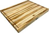 The Teakstore® - Snijplank XXL - Hout - Hakblok - Butcher Block - Luxe snijplank - 55 x 45 x 3.8 cm