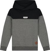 SKURK Sieb Kinder Jongens Grijs Zwart Hoodie - Maat 152