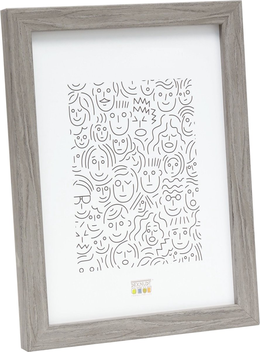 Deknudt Frames Fotolijst - Grijs - S43AH7 - Voor foto: 15x20 cm