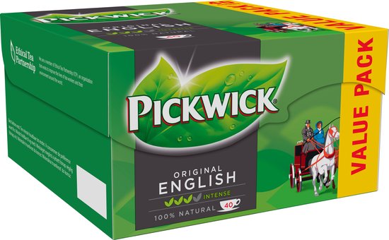 Pickwick Finest Classics English Tea Blend Black Tea - 6x 40 sachets individuels