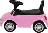 Bandits & Angels loopauto Fiat 500 retro roze - 1 jaar - meisjes - roze