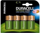 Duracell C oplaadbare batterijen - 4 batterijen - onverpakt - 4pack voordeel
