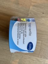 Set Kantoorartikelen in koker Stationery set 315pcs Topwrite 4 vaks Elastieken Paperclips Punaises Clips
