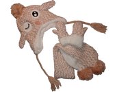 Winter Set Muts Sjaal en Wanten - Kinderen - Uil - Maat 74/80