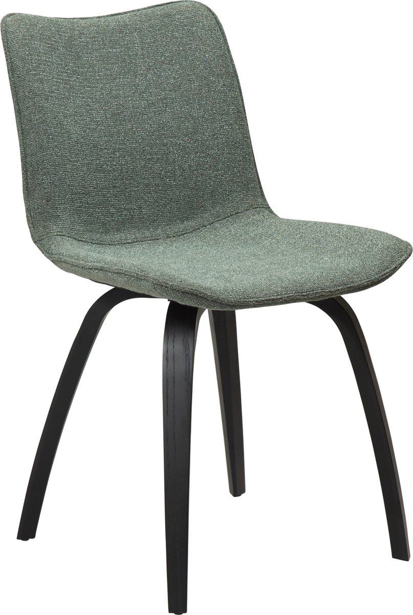 Danform Glee eetkamerstoel zwart, groen.