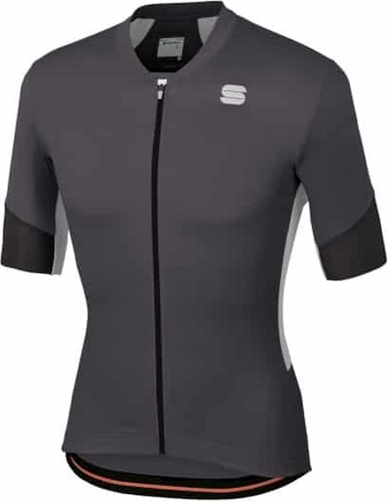 Sportful Fietsshirt korte mouwen Heren Grijs Zwart / SF Gts Jersey-Anth/Black/White - M