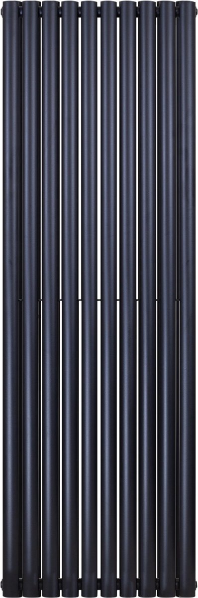 Bally Designradiator Ovaal Dubbel 1800x590mm 20 Tubes 2050 Watt Mat Zwart