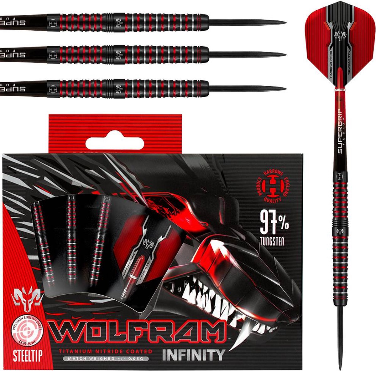 WOLFRAM INFINITY STEELTIP 97% 25GR | bol.com