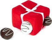 ZippyPaws - Box of Chocolates - ZP711 - Zippy Burrow - Burrows - Hondenspeelgoed - Honden speelgoed - Speelgoed hond - Piepspeelgoed - Pluche speelgoed - Valentijn - Kerst - Kado - Speelgoed voor dieren