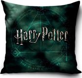 Harry Potter The Deathly Hallows Sierkussens - Kussen - 40 x 40 inclusief vulling - Kussen van Polyester - KledingDroom®