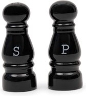 Riviera Maison Peper en Zoutstel - RM Classic Salt & Pepper Set - Zwart