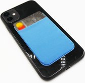 Doodadeals® | Zelfklevende Pasjeshouder Mobiele Telefoon | RFID protectie | Kaarthouder | Selfadhesive Bank card Wallet Phone | Licht Blauw