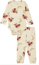 Luxe Christmas Newborn Set Broek Romper | 0-1 maand Pere Noel | Konges Slojd