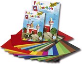 Folia Fotokartonblok 22x33cm 10 Vel Assorti Kleuren Doos 10 Stuks