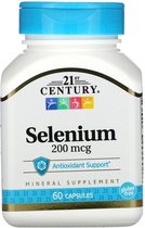 Voordeelpakket: Selenium / 200 mcg / 2 x 60 stuks / 21st Century Vitamins