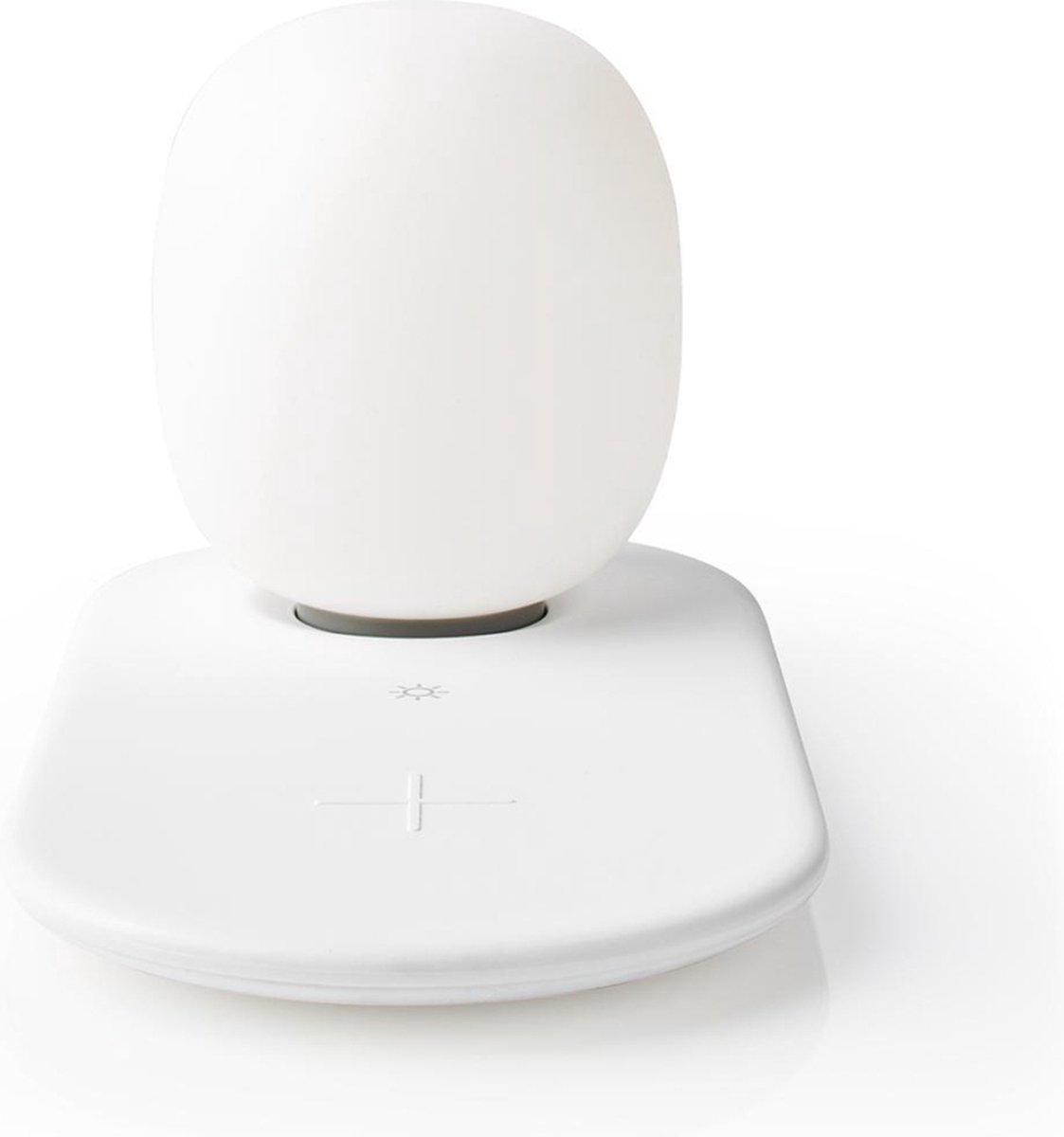 Nedis LTLQ10W1WT Led-nachtlamp Met Touch-bediening Draadloze Qi-lader Voor Smartphone 10 W