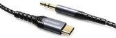 Câble USB-C vers Jack 3,5 MM - Câble Audio Type-C - Câble Extra -robuste - Convient pour Samsung/ Xiaomi/ Oppo / Huawei