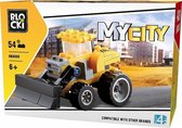 Blocki MyCity Bulldozer Bouwstenen - KB8060 - 54 onderdelen