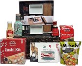 Cadeaupakket Asian Deluxe - Japans giftpakket - Aziatisch pakket - Sushi - geschenkpakket - cadeaupakket - Origineel kerstpakket - Luxe kerstpakket