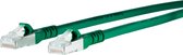 Metz, Patchkabel, S/FTP Cat6A, flex, LSOH, groen, 8m