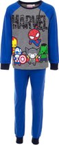 Kinderpyjama - Avengers - Grijs/Blauw - 10 jaar/140 cm