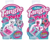 Tangle Pets - Set van 2 stuks: Flamingo + Puppy