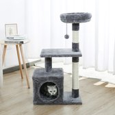 Ellanora® Krabpaal - 85 cm - speeltoren kat - kattenmand - kattenhuis - kattenhok - kattenpaal - kattenboom