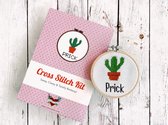 Borduurpakket Curious Twist | Prick | Cactus | Borduren | Borduurpakket | Volwassen | Hobbypakket | Cadeau