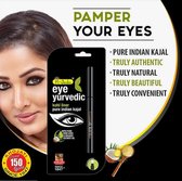 GoodUse Export Eye Yurvedic Zwarte Gel Eyeliner - Kajal Oogpotlood Zwart - Make up - Kohl Kajal - Waterproof - Waterbestendig - Gevoelige ogen - Sensibele ogen - Amandelolie - Koko