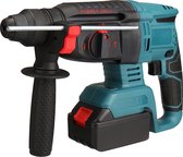 FASGet Accu-boorhamers-18V combihamer -max. slagingsenergie 2.2 J- Losse Body (incl. 1 accu's en 1 lader kartonnen doos)-Zwart blauw