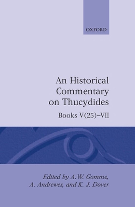 Foto: An historical commentary on thucydides volume 4 books v 25 vii