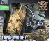 Tank - RC Tank - Model tank - Op Afstand bestuurbare Radiografische Tank Met Afstandsbediening -20 cm lang 9 cm breed - Speelgoed - Kinderspeelgoed - Strike Force.