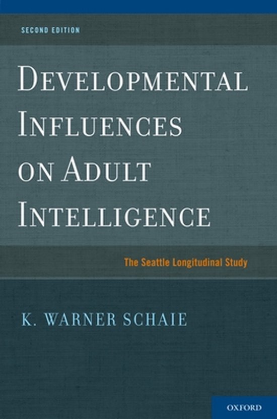 Developmental Influences on Adult Intelligence - cover