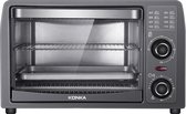 KONKA KAO-13T1 - Mini Oven – Multifunctioneel - Vrijstaand - 13L Zwart/Grijs - Mini Oven Vrijstaand – Camping Oven – Mini Oventje voor in de keuken – Snel opgewarmd – Goede Timer