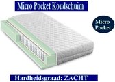 2-Persoons Matras -MICRO POCKET HR45 Koudschuim 7 ZONE 25 CM  - Zacht ligcomfort - 140x220/25