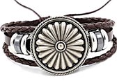 Armband-Verstelbaar-Unisex- PU leer bruin-Musthaves