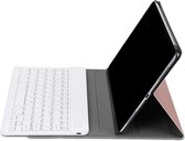 Shop4 - iPad 10.2 (2021) Toetsenbord Hoes - Bluetooth Keyboard Cover Rosé Goud