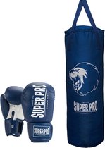 Super Pro Combat Gear Bokszakset Blauw/Wit