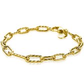 ZINZI zilveren armband ovale schakels gediamanteerd ZIA2097G