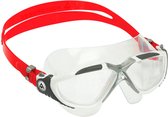 Aquasphere Vista - Zwembril - Volwassenen - Clear Lens - Wit/Rood