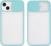 Fonu CamProtect Backcase hoesje iPhone 13 - Lichtblauw