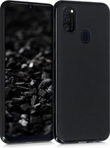 iParadise Samsung M21 Hoesje - Samsung galaxy M21 hoesje zwart siliconen case hoes cover hoesjes