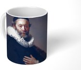 Mok - Koffiemok - Johannes Uyttenbogaert - Schilderij van Rembrandt van Rijn - Mokken - 350 ML - Beker - Koffiemokken - Theemok