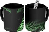 Magische Mok - Foto op Warmte Mok - Close-up van tropische bladeren - 350 ML