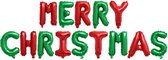 GBG Merry Christmas Letters - Kerst Decoratie – Feestversiering – Rood - Groen -  Feest - 40 CM