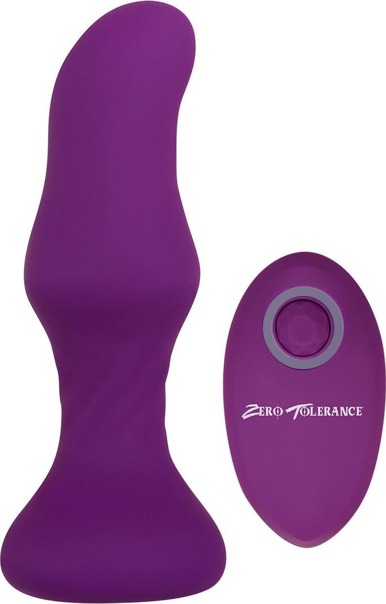 Goedkoopste Anaalvibrator met ronddraaiende kralen Zero Tolerance