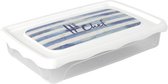 Hega lunchbox Chef 500 ml 18 x 12 x 3,5 cm blauw