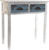 Console DKD Home Decor Wit Paulownia hout (68 x 30 x 71 cm)